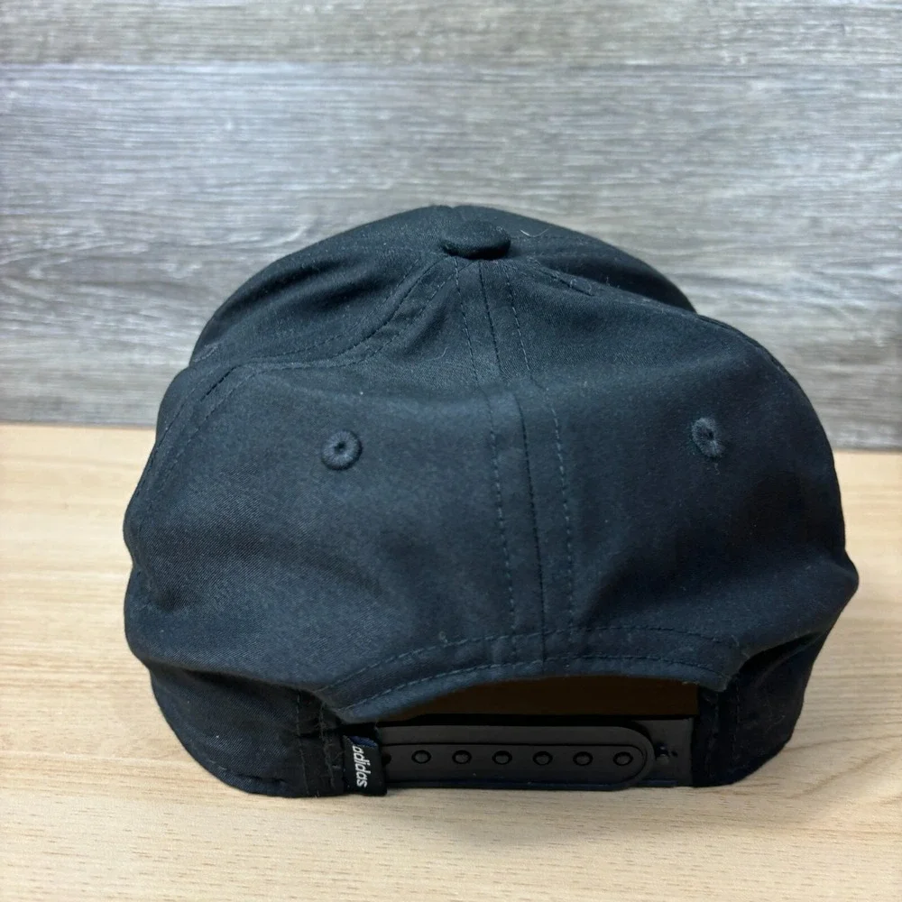 Adidas Hat Cap Strap Back Black Performance Climalite Adjustable‎